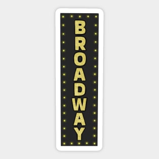 Broadway Sticker